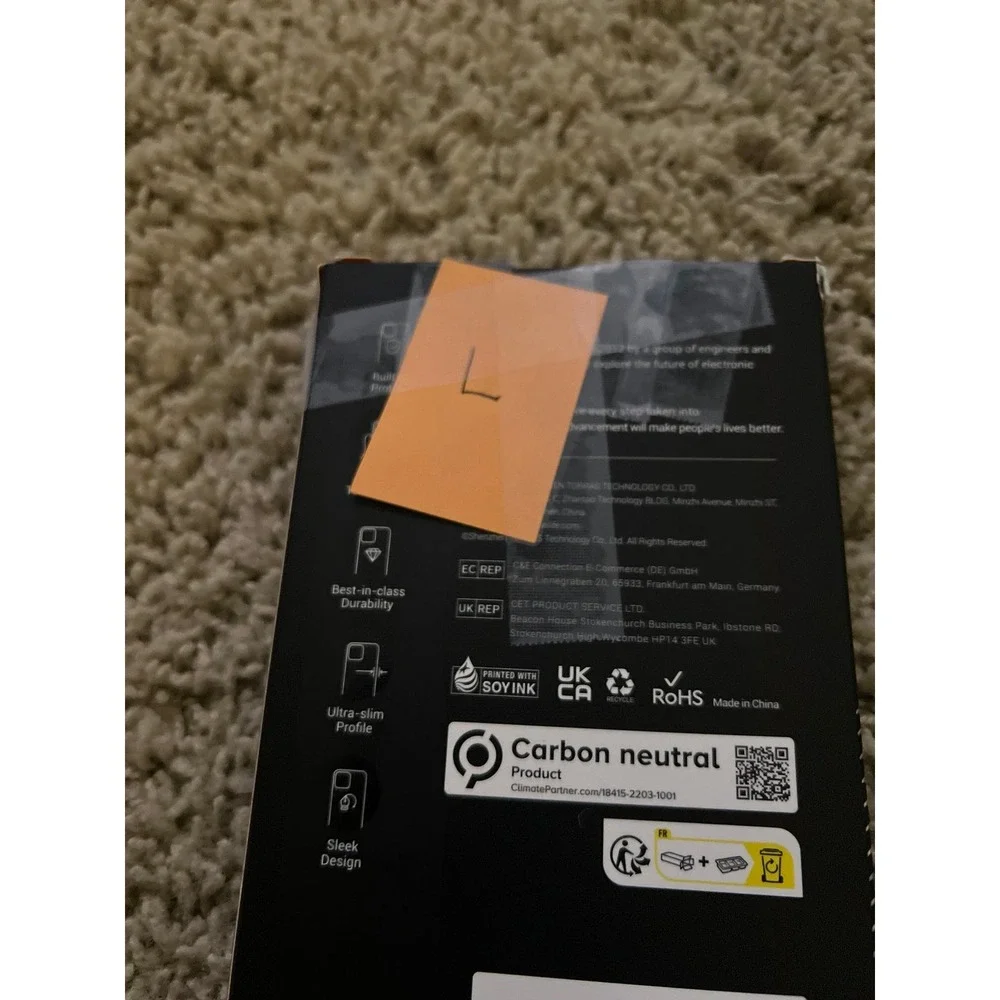 New TORRAS Diamond Clear Designed for iPhone 15 Case [Never Yellowing] [Military